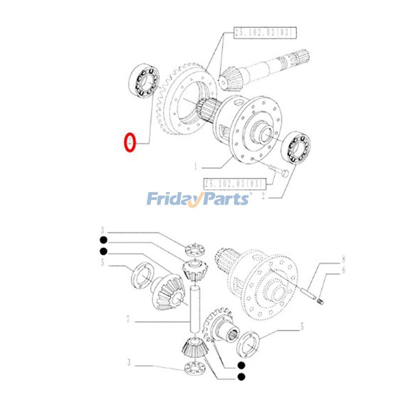 Roller Bearing for Tractor