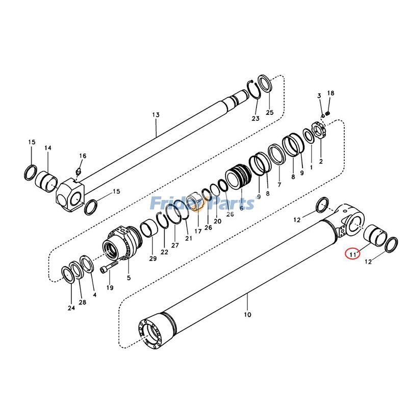 Dipper Arm Cylinder for Excavator,Loader