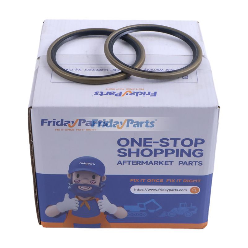 2 Pieces Dipper Arm Seal 2445R220D4 for Kobelco Excavator SK200 SK210-8 SK210-9 SK220 SK220LC SK235SR SK260 SK350-8 SK350-9