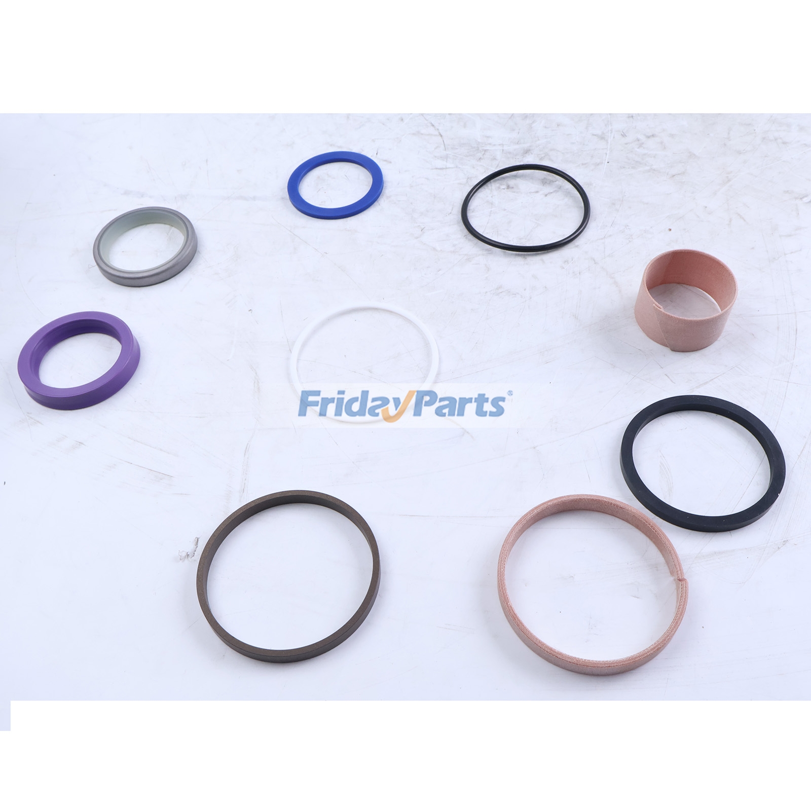 Kit de vedação da extensão da lança para retroescavadeira New Holland B110B B95B B95C B110C FridayParts