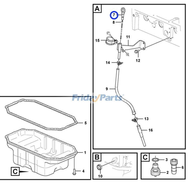 FridayParts Ölmessstab