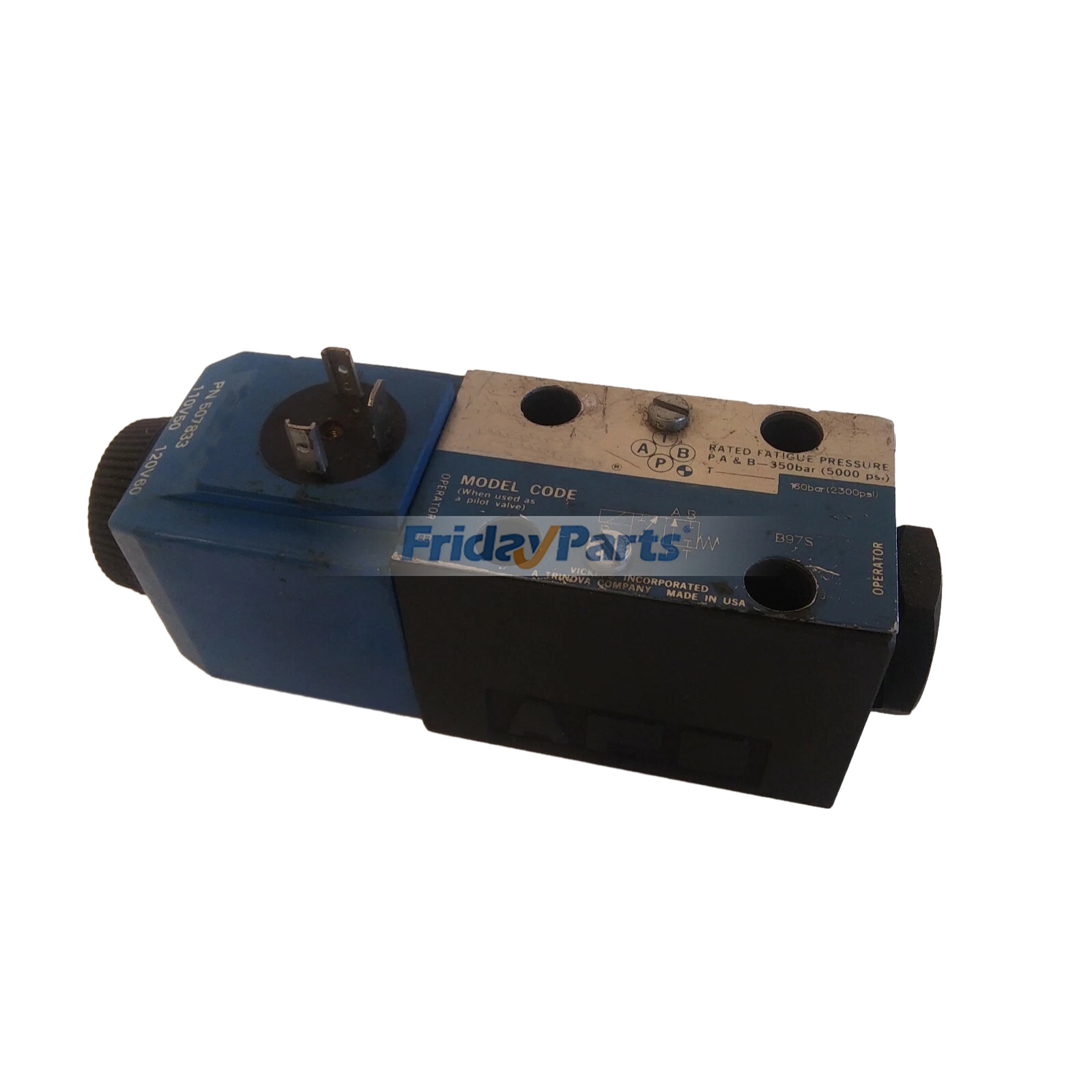 Válvula de control direccional de repuesto para Eaton Vickers DG4V-3-22A-MU-B6-60