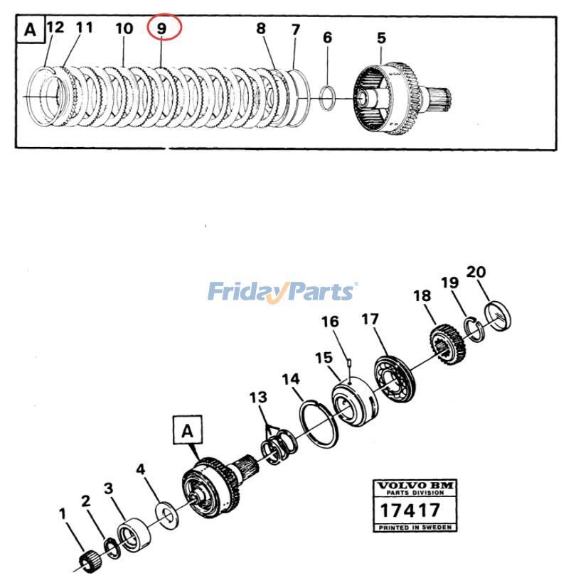  Disc Wheel For VOLVO