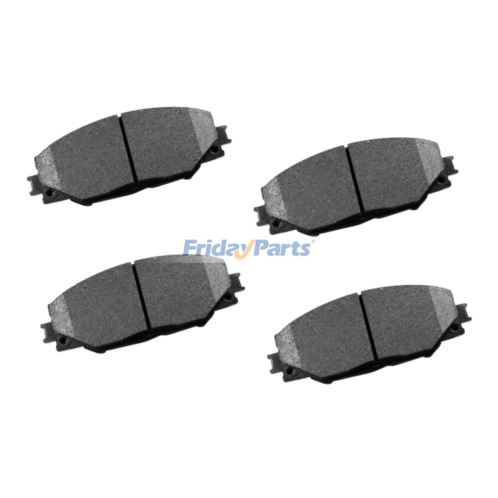 4 Stück Scheibenbremsbeläge 04465-42180 für Toyota Matrix Rav4 Mirai Auris Scion iM ab Baujahr 2008