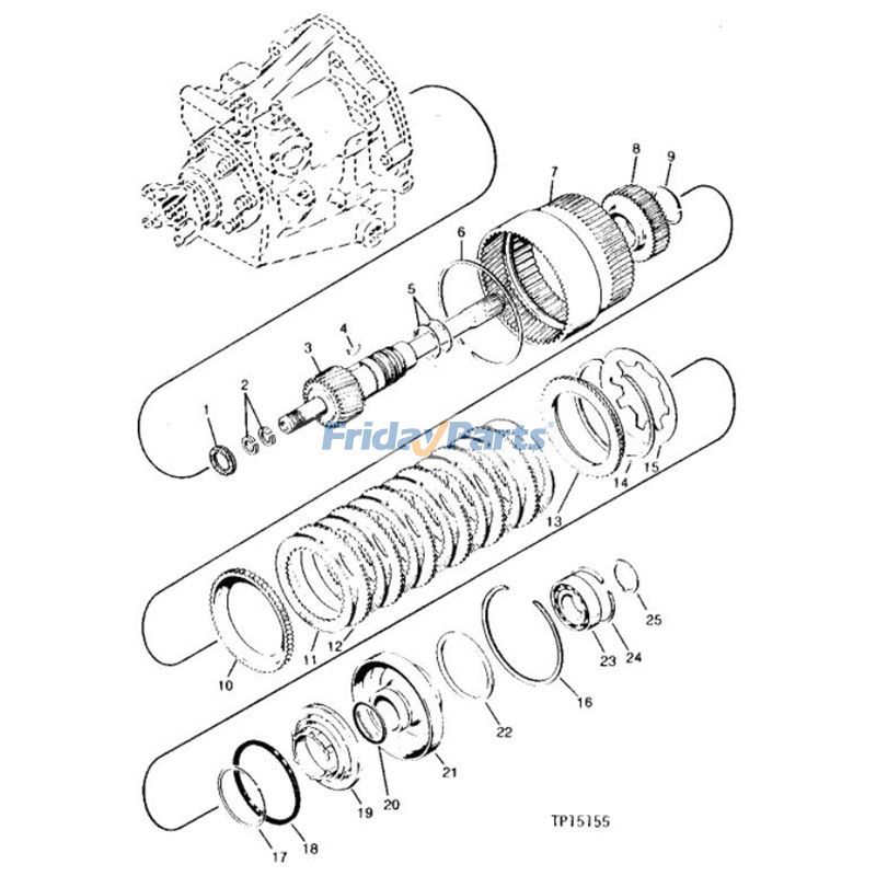 JOHN DEERE用ディスクバックホー