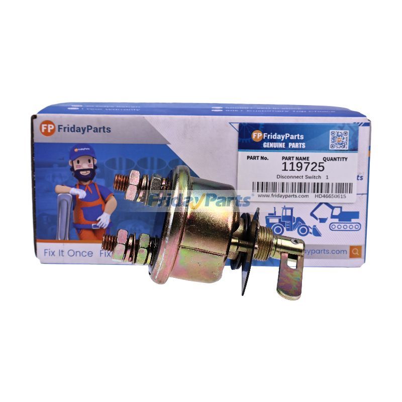 Interrupteur de déconnexion 119725 pour élévateur Skyjack SJ12 SJ16 SJ45T SJII3215 SJII3219 SJIII3219