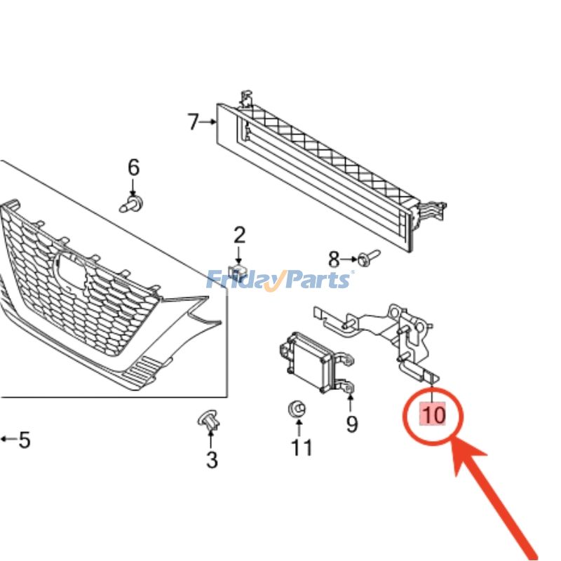 Distance Sensor Bracket for Vehicle
