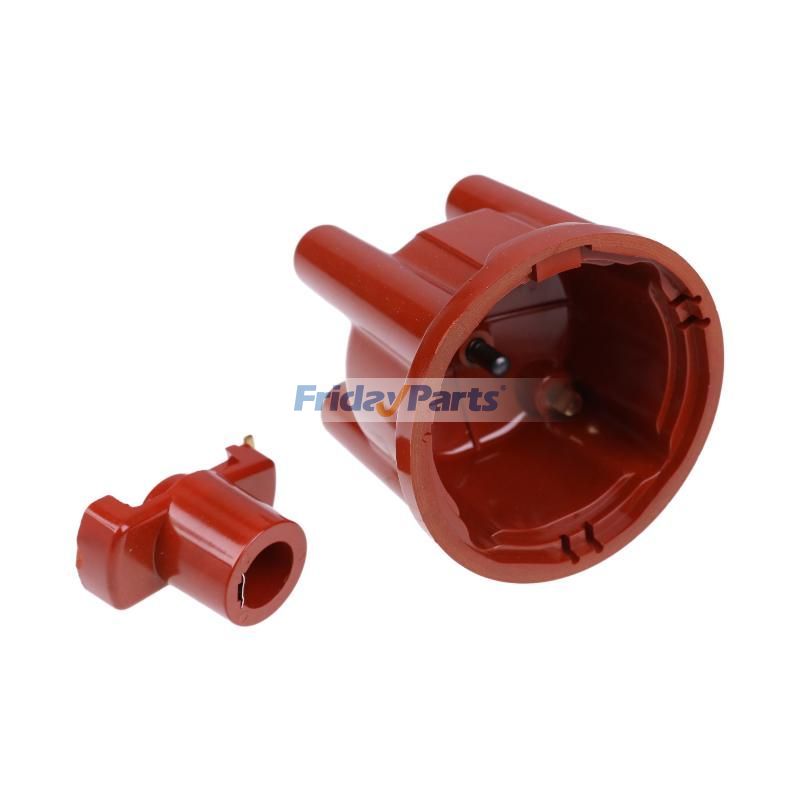 Kit de tapa y rotor de distribuidor D604604 73554001942 para Volkswagen 411 412 Beetle Campmobile Fastback Karmann Ghia Squareback Thing de FridayParts