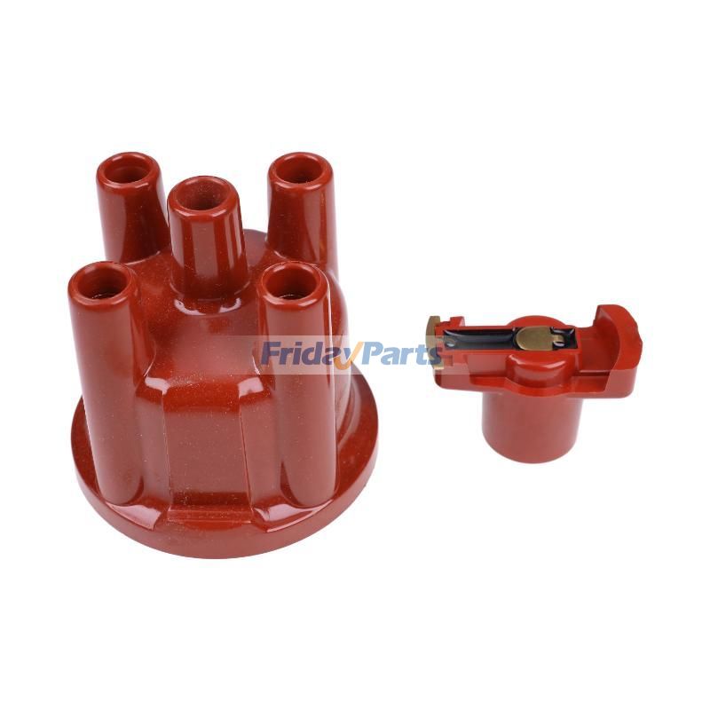 Kit de tapa y rotor de distribuidor D604604 73554001942 para Volkswagen 411 412 Beetle Campmobile Fastback Karmann Ghia Squareback Thing Para Volkswagen