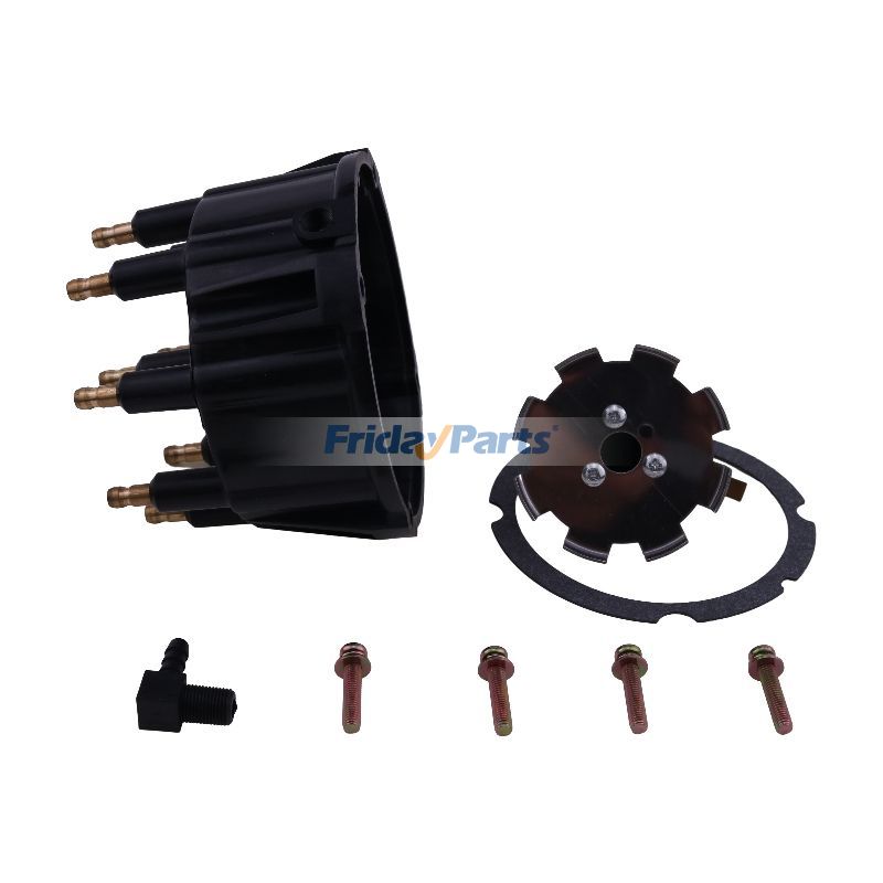 Kit de tapa de distribuidor y cable de bujía 805759Q3 para motor MerCruiser V‑8 Para Mercury