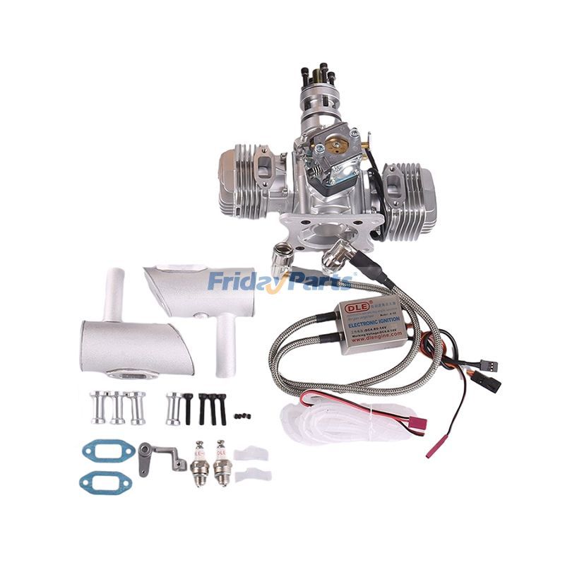 DLE-40 Single Cylinder Two Stroke Side Exhaust Gas Engine for High-Performance Large-Scale RC Aircraft