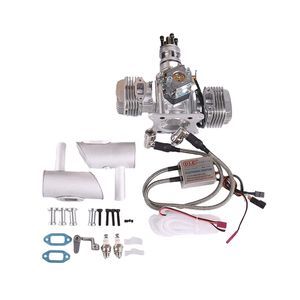 Rc Diesel DLE-40 Single Cylinder Two Stroke Side Exhaust Gas Engine for High ...