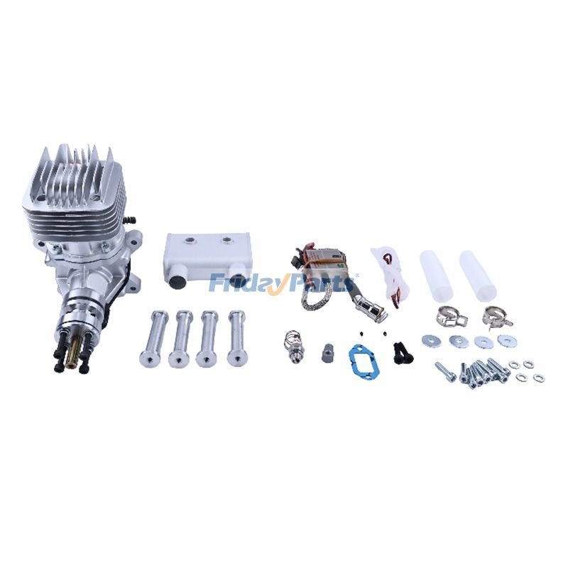 Moteur à gaz d'échappement latéral monocylindre à deux temps DLE-55 pour avions RC hautes performances à grande échellepourPour AUTRE MARQUE