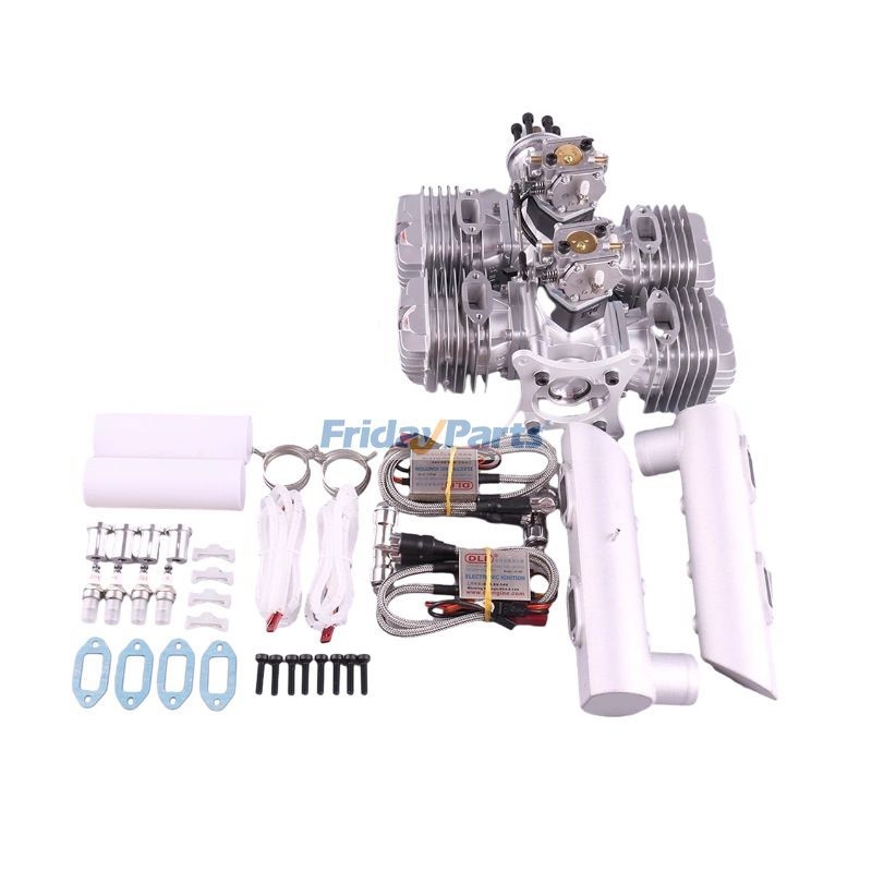 22cc Engine DLE222 4-Cyl Gas Engine for High-Performance Model Aviation and Large ...