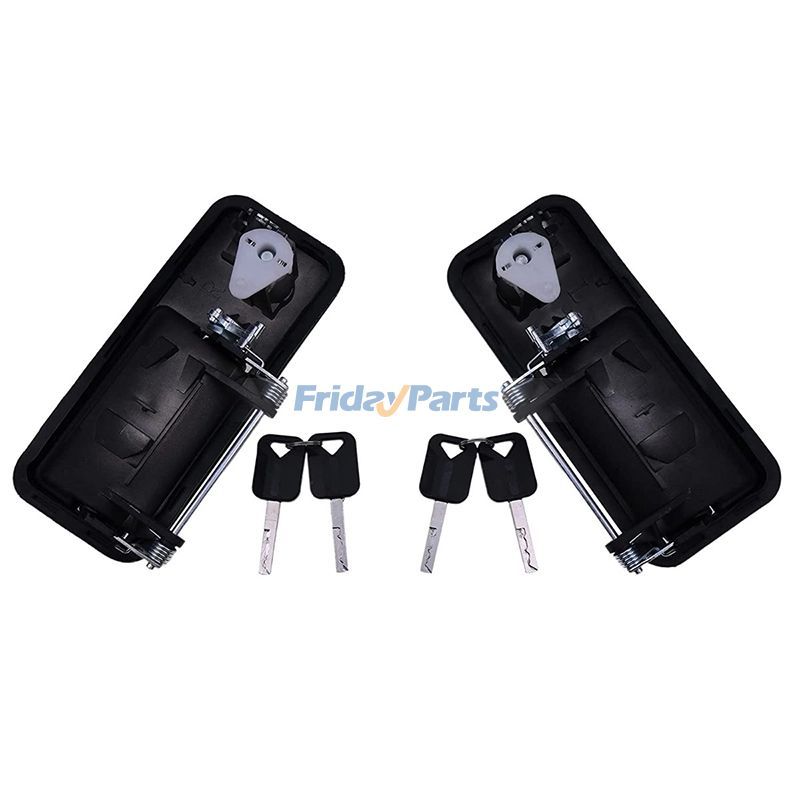 Right and Left Side Black Door Handle Set for Truck