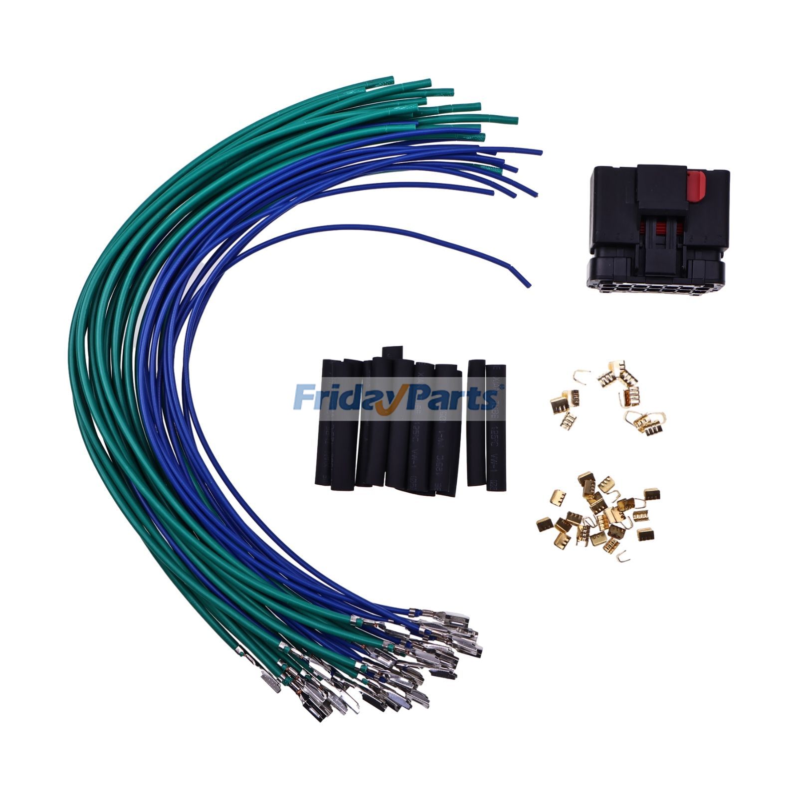 Câblage du connecteur de faisceau de porte en queue de cochon de FridayParts