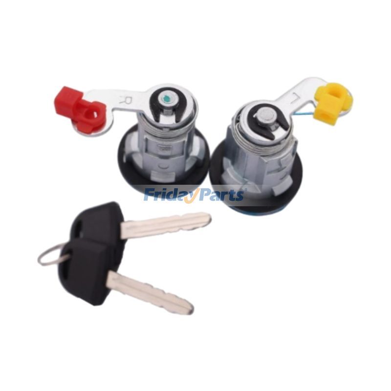 Door Lock Cylinder Set With Key 69051-16250 69052-16230 for Toyota Tercel 1.5L L4 1995-2000