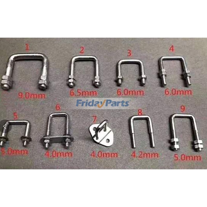 Door Lock Striker Latch Receiver for Excavators