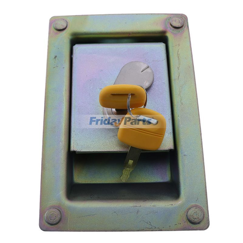 Door Side Lock With 2 Keys for Caterpillar CAT Excavator E70B E120B E307 E330 E345B E345D