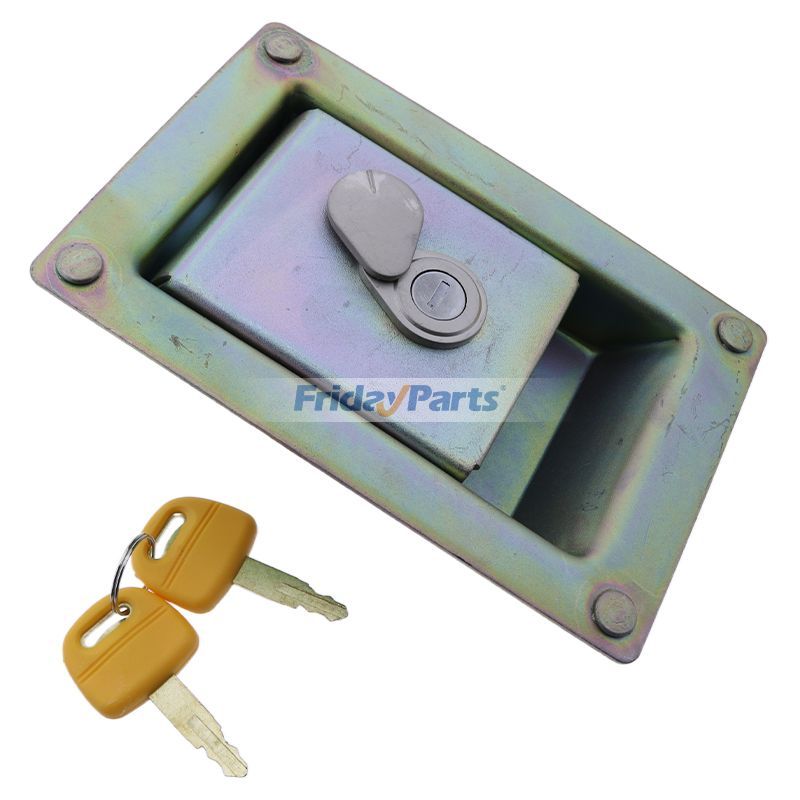 Excavator Door Side Lock With 2 Keyserpillar CAT