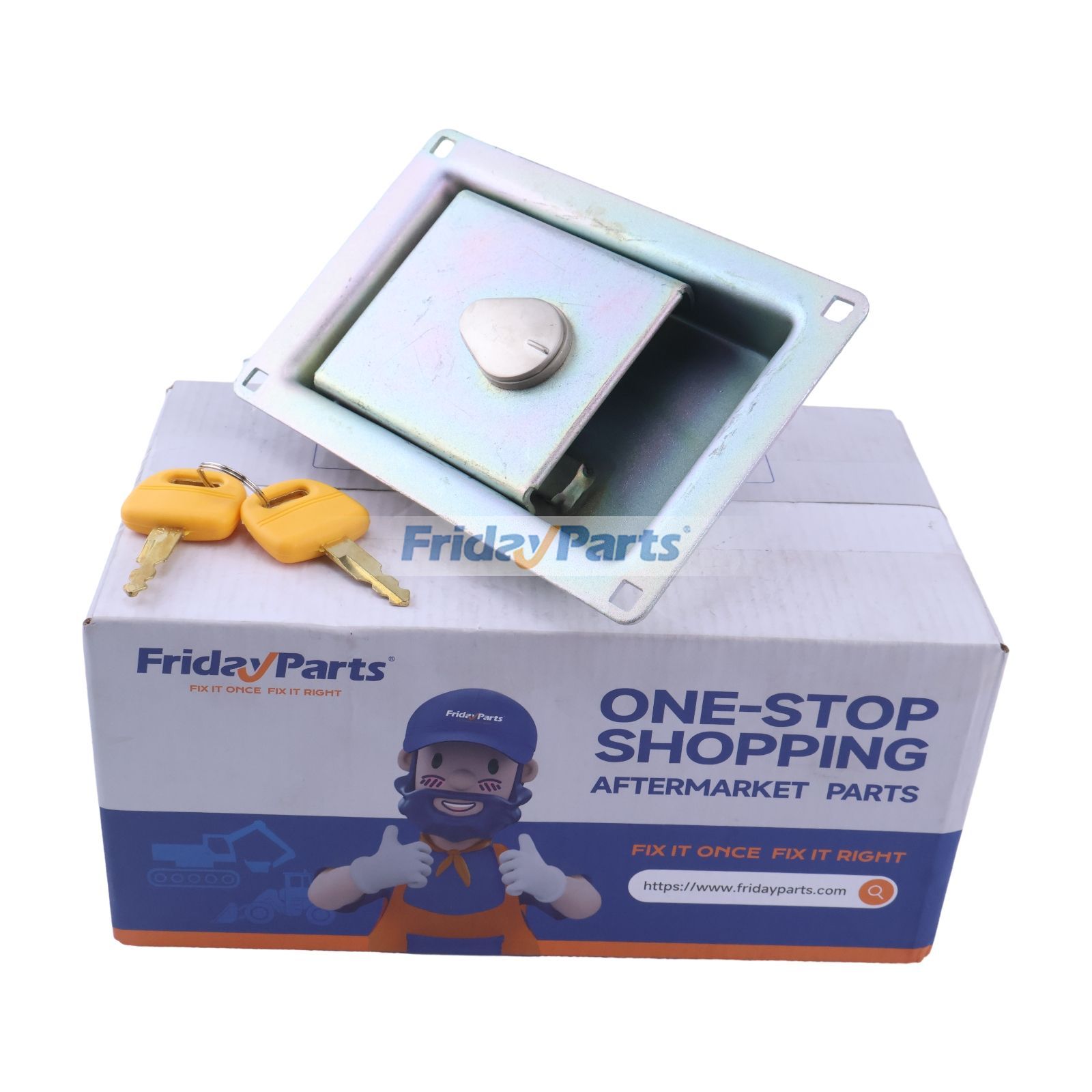 Door Side Lock With 2 Keys for Sumitomo Excavator SH200 SH120 SH Series