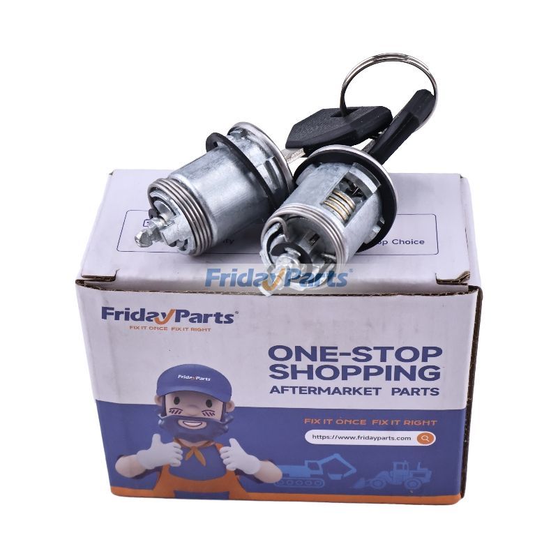 Door Lock Cylinder with Keys 3546619C92 3606713C94  2506723C92 for International Trucks 4100 4200 7300 7400 8500 8600