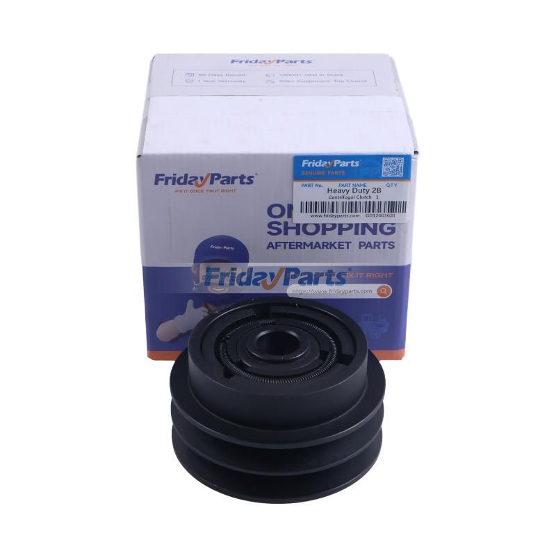 Double 5/8" V Belt 1" Bore 5" Pulley Heavy Duty 2B Centrifugal Clutch