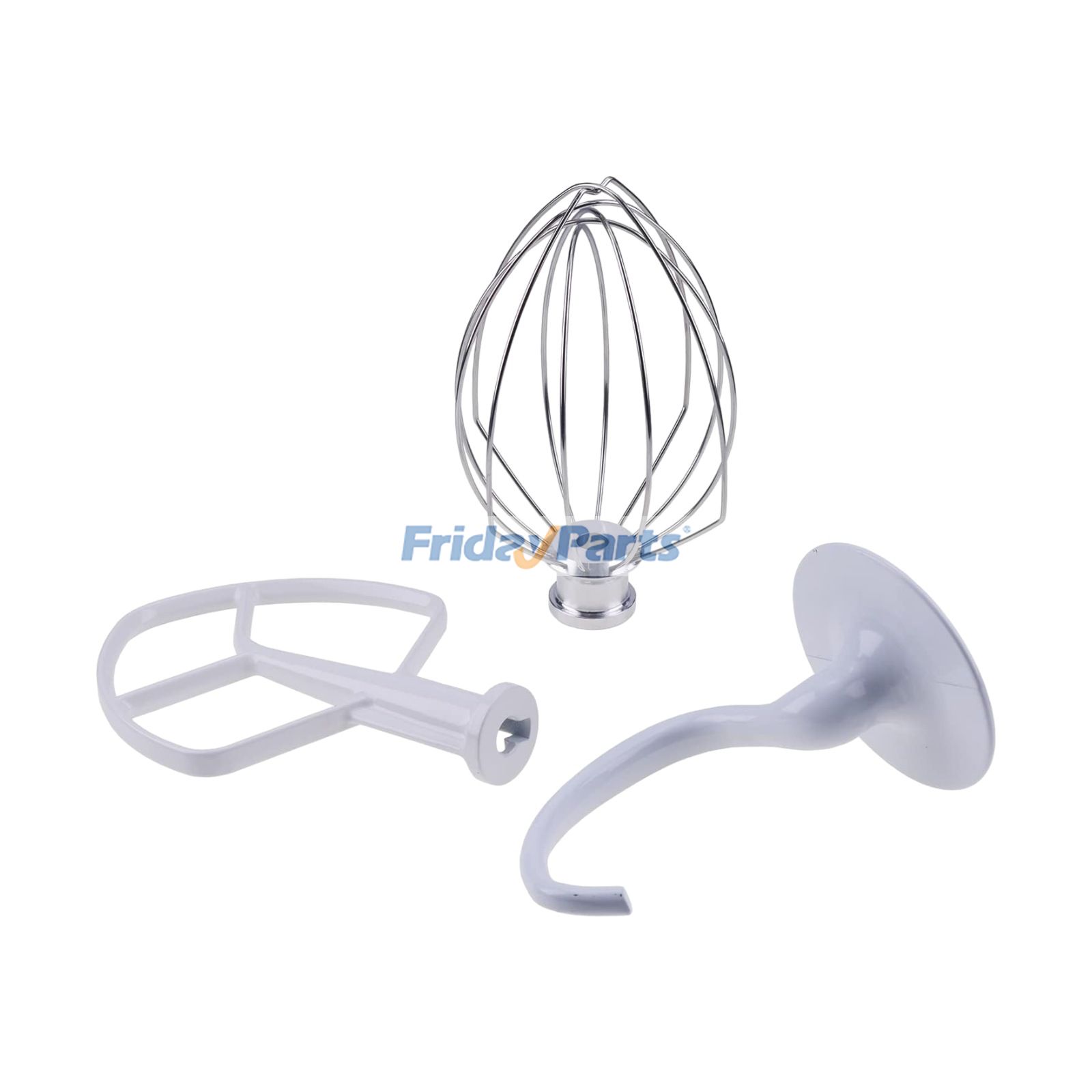 Dough Hook & Flat Beater & Wire Whip Kit K5ADH K5AB K5AWW for Kitchenaid 5-QT Bowl-Lift Stand Mixer 3K5SS 4K5SS