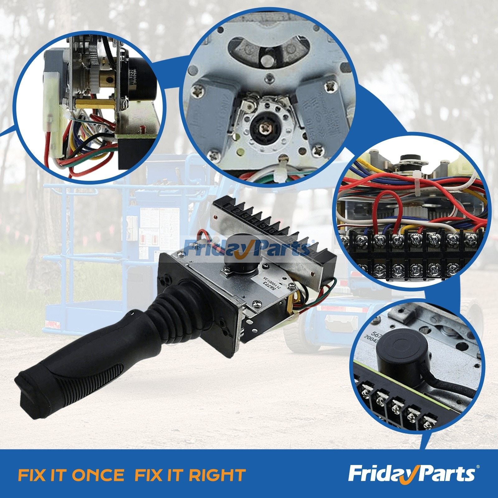 Joystick Controller compatible with Aerial Work Platforms