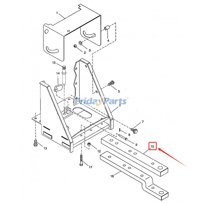 Drawbar Rear Straight for Engine,Tractor