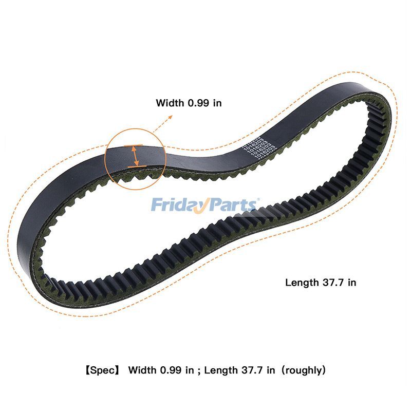 Courroie de démarreur et de transmission pour Club Car DS 1997-UP 2004-UP de FridayParts