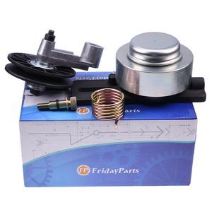 Kit de polea de ventilador de refrigeración y tensor de correa de transmisión 6735884 6662997 para Bobcat 653 751 753 763 773 7753 S130 S150 S175 S185 S205 T140 T180 T190