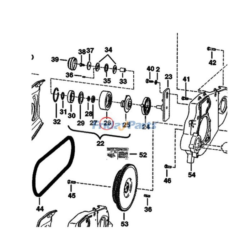 Drive Belt Tensioner Pulley for Excavator,Loader,Vehicle