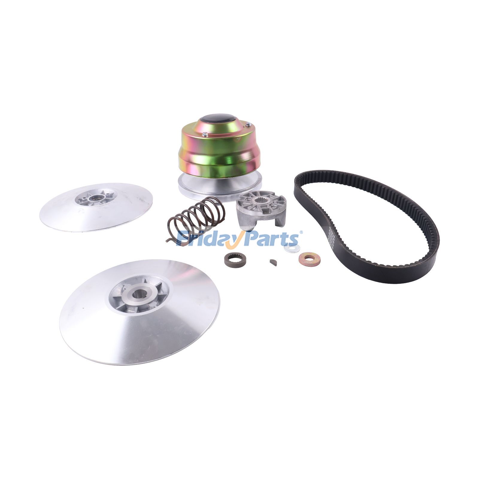 FridayParts Drive Driven Clutch & Belt Kit 4 Cycle Gas