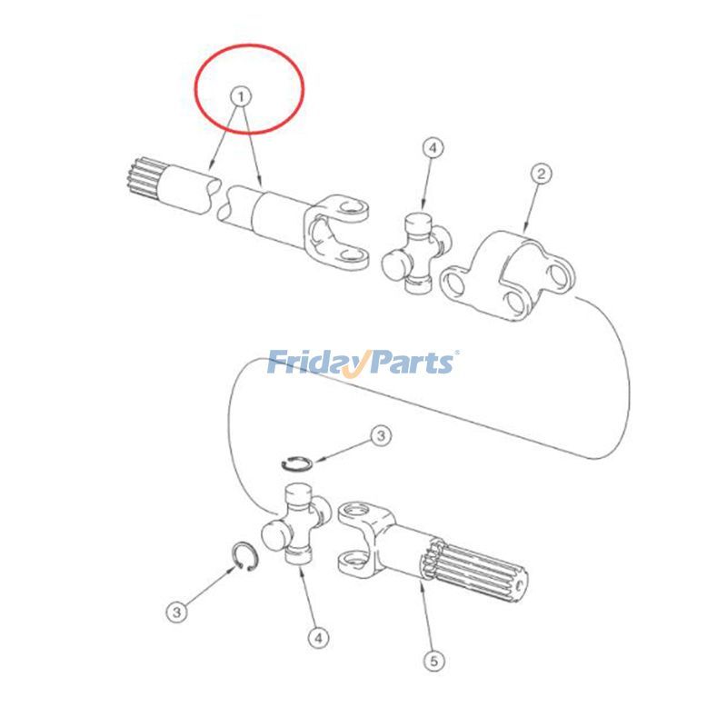 FridayPartsのドライブシャフト144462A1