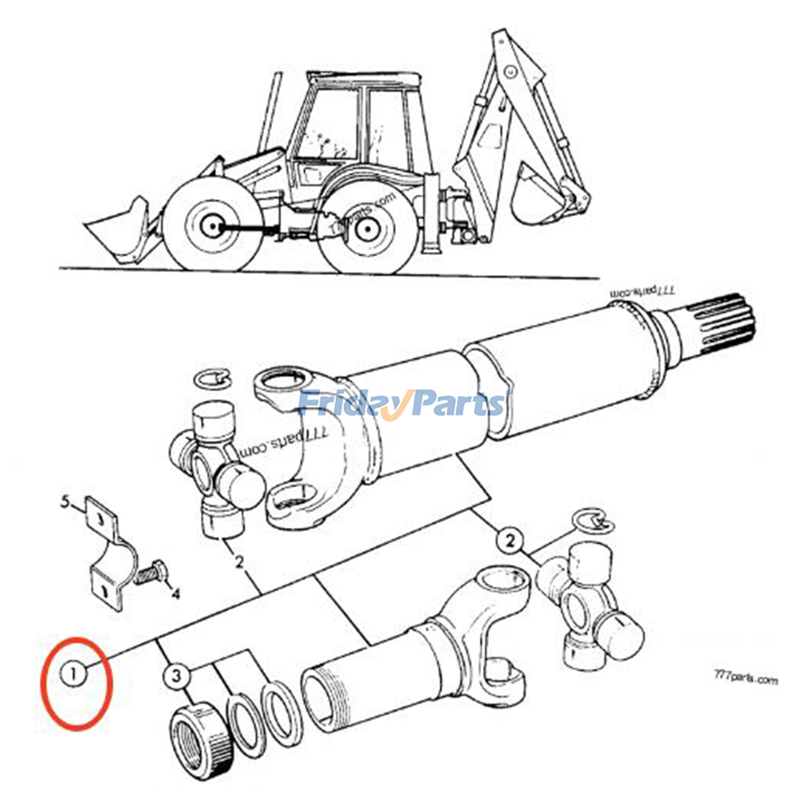 FridayParts Antriebswelle