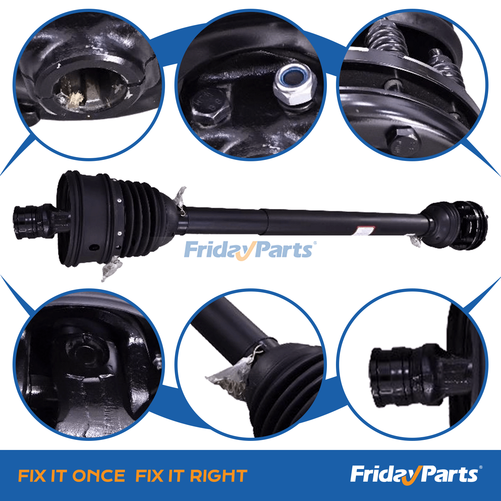 JOHN DEERE用,他ブランド用その他の農業機械用ドライブシャフト