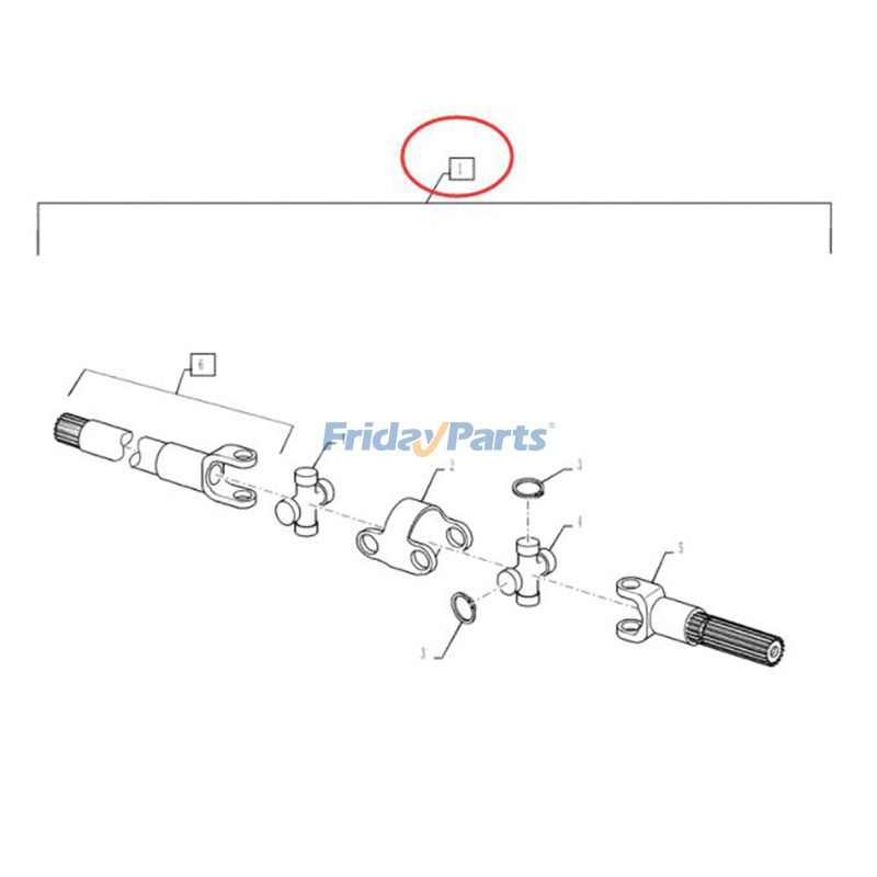  Drive Shaft Assembly For New Holland