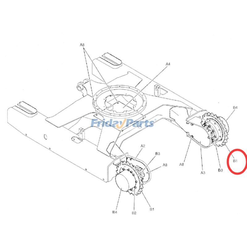  Drive Sprocket For KOBELCO