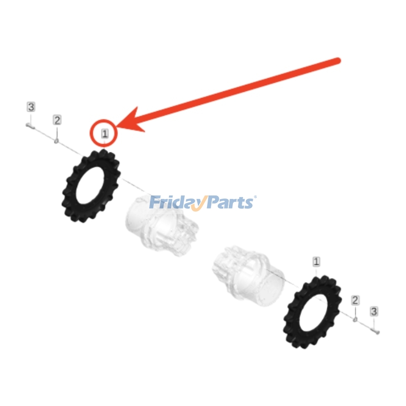Pignon d'entraînementpour Moteur,Chargeur