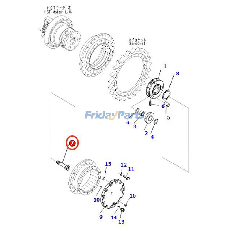 Drive Shaft for Dozer