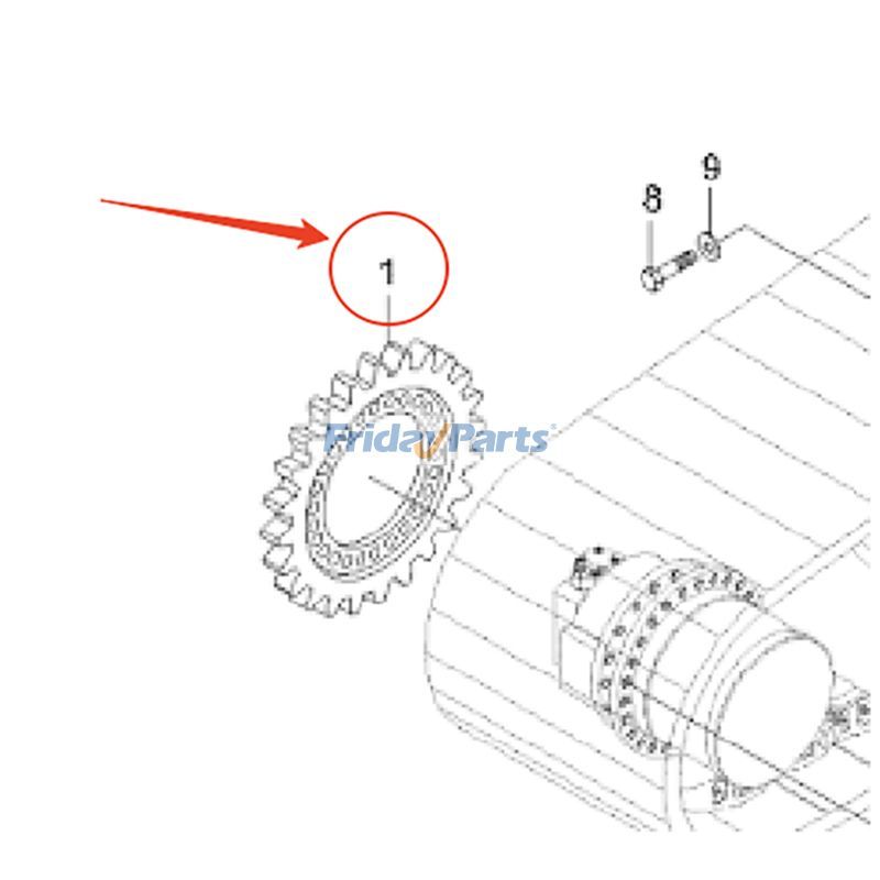 Driving Sprocket for Excavator
