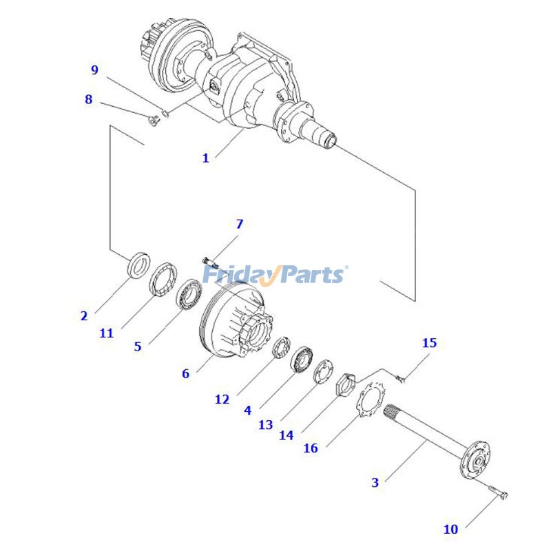 TrommelbremseFür KOMATSU