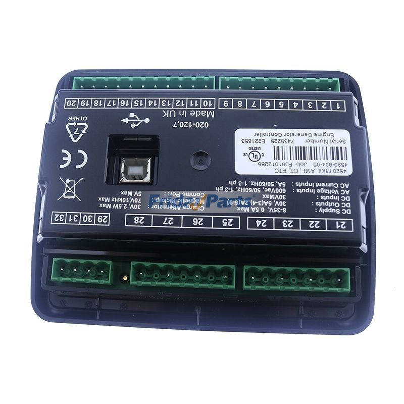 Panel de control del generador para grupo electrógeno Deep Sea DSE4520 de Aftermarket