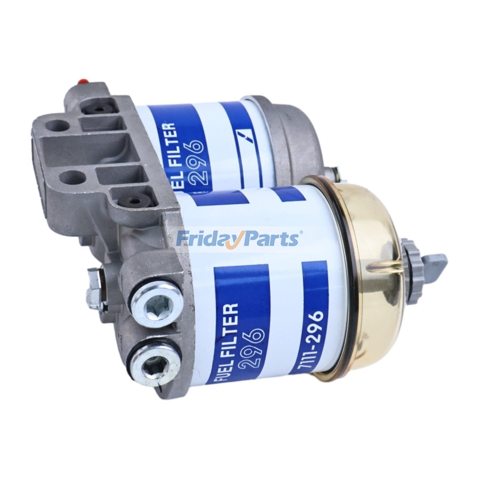 Filtre à carburant double type CAV 1447363M91 pour moteur Perkins 1006.6, tracteur Massey Ferguson, Ford, John Deere