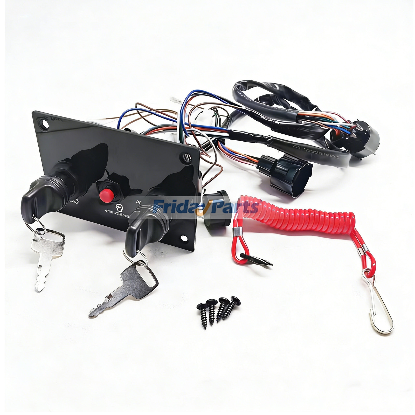 Conjunto do painel de interruptor de ignição dupla 37100-96J14 para Suzuki DF100A DF115A DF140A DF150 DF175 DF200 DF200A DF225 DF250