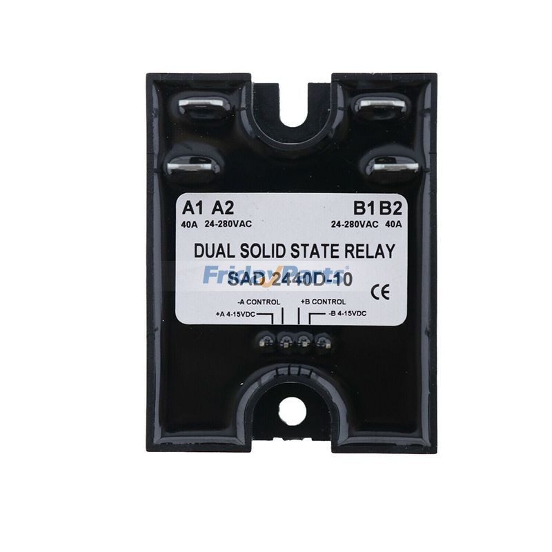 Other Construction Equipment Dual Solid State Relay SSR 17-32VDC Input 280VAC 25A Replace Crydom D2425DE