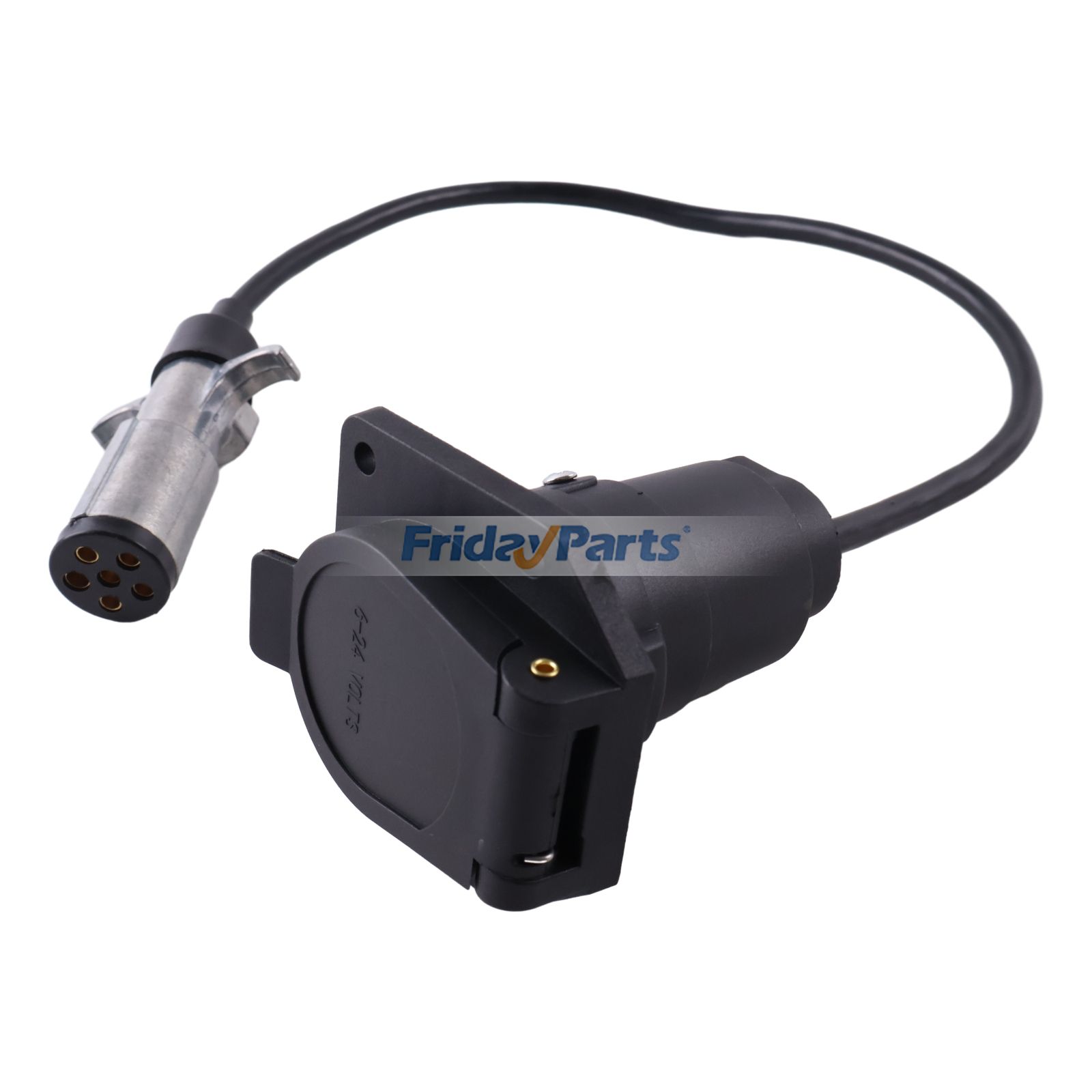 Durable 6-Way to 7-Way Trailer Connector Adapter Trailer Connector 57667