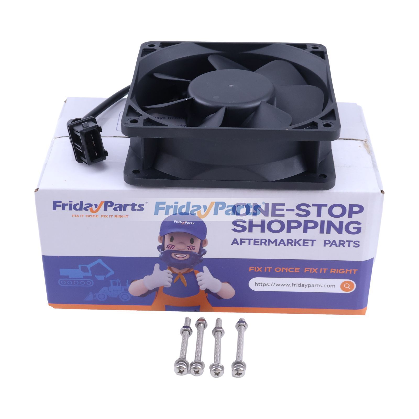 Ventilateur de refroidissement DV4180NPU 80 V 24 W avec prise 7918911733 pour chariot élévateur Linde