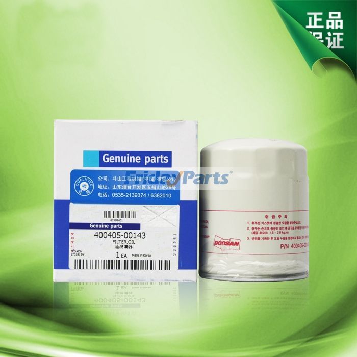Für Doosan Daewoo DX55 DX60 DX75 DX80 Ölfilter 400405-00143